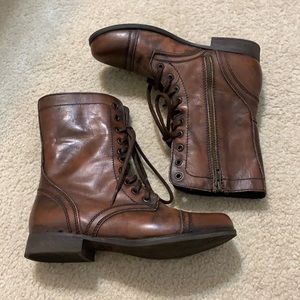 Steve Madden Troopa Leather Boots